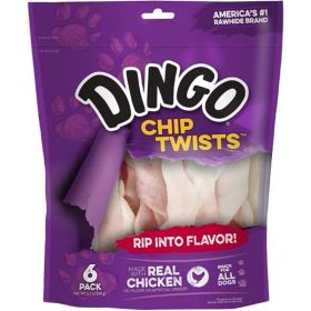 Dingo Chip Twists Meat & Rawhide Chew