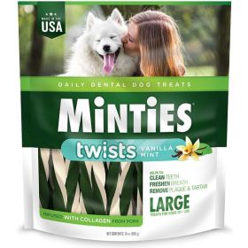 Sergeants Minties Twists Dental Treats Large (Option: 24 oz)