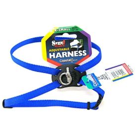 Coastal Pet Size Right Adjustable Nylon Harness (Option: Blue  XSmall (Girth Size 10"18"))