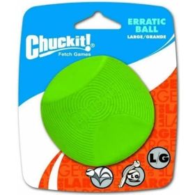 Chuckit Erratic Ball for Dogs (Option: Large Ball  3" Diameter (1 Pack))