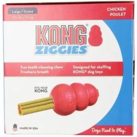 KONG Stuff'n Ziggies (Option: Adult Dogs  Original Recipe (Large  56 oz))