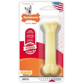 Nylabone Dura Chew Dog Bone (Option: Original Flavor  Regular (1 Pack))