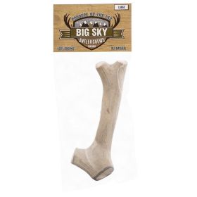 Big Sky Antler Chew for Dogs (Option: Large  1 Antler  Dogs Over 110 lbs  (7"8" Chew))