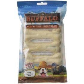 Loving Pets Pure Buffalo Dog Treats (Option: Pressed Bully Bone  4" Bones (5 Pack))