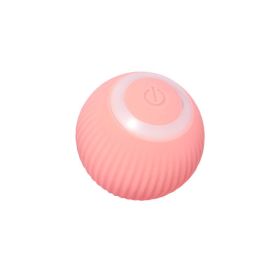 Electric Dog Toys Smart Puppy Ball Toys Cat Toys, Automatic Moving Rolling Ball For Indoor Cats (Color: pink)