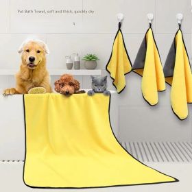 Dog Towels For Drying Dogs Drying Towel Dog Bath Towel, Quick-drying Pet Dog And Cat Towels Soft Fiber Towels Robe Super Absorbent Quick Drying Soft M (size: 70x140CM)