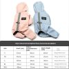 Pet dog clothing waterproof breathable reflective clothing small dog raincoat; Light reflecting strip